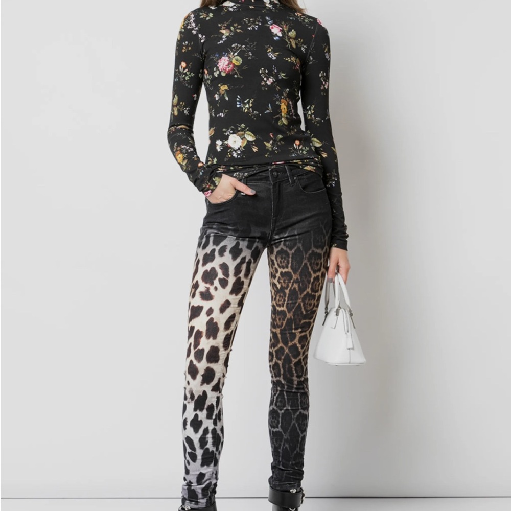 R13 Leopard Ombre jeans - Picture 7 of 7